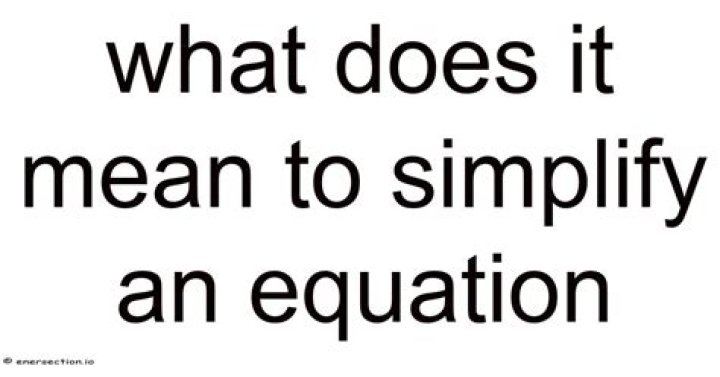 What does it mean to keep it simple?