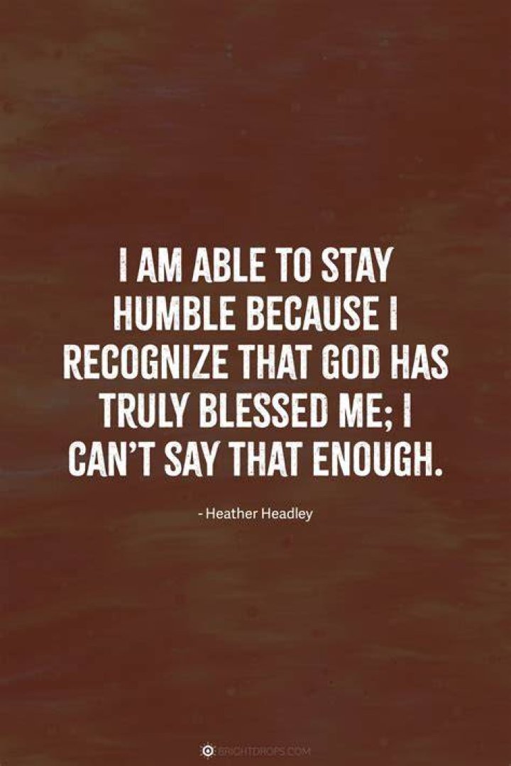 What does it mean to say I feel humbled?
