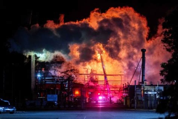 What does it mean when something goes up in flames?