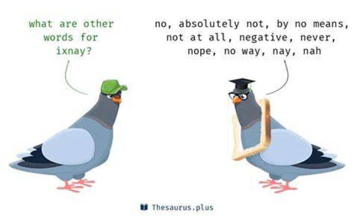 What does Ixnay mean slang?