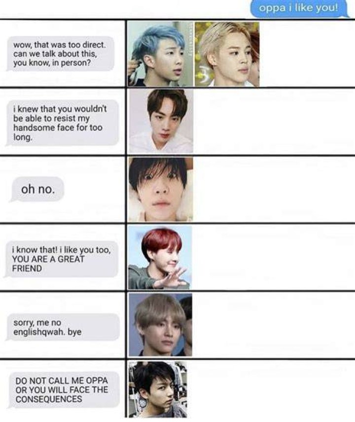 What does oppa mean in BTS?