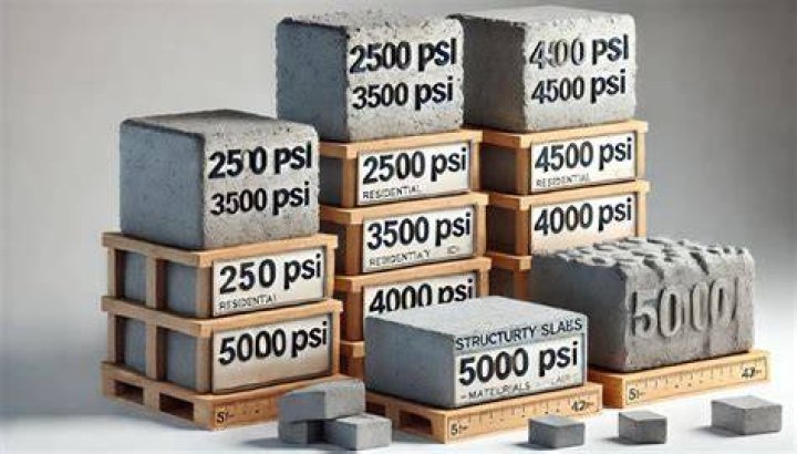What does psi concrete mean?