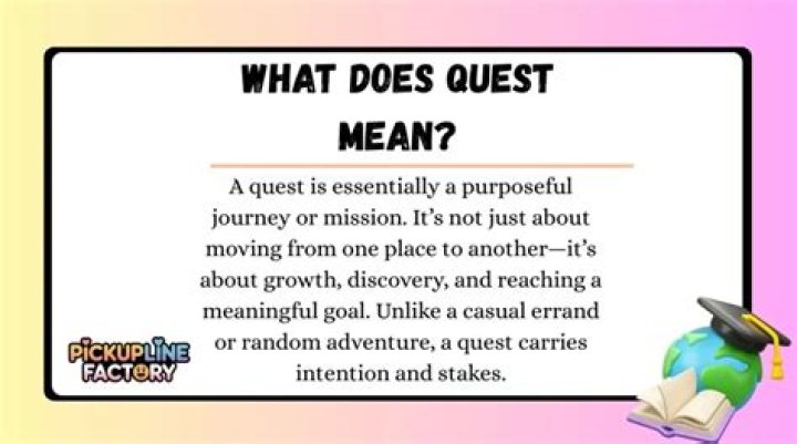 What does quest mean?