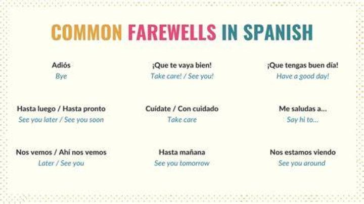 What does tearful goodbye mean?