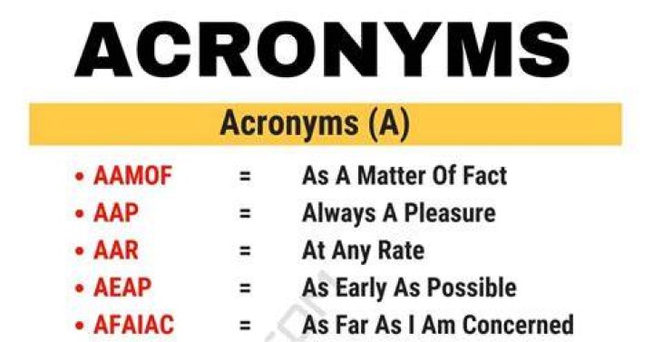 What does the action acronym stand for?