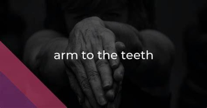 What does the idiom armed to the teeth mean?