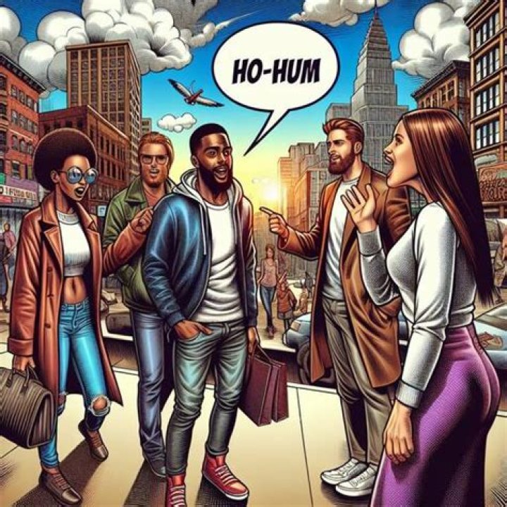 What does the phrase ho hum mean?