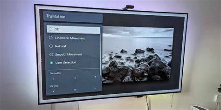 What does TruMotion do on LG TVs?
