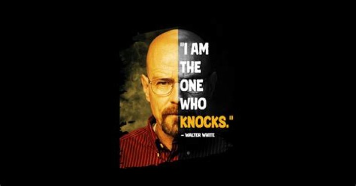 What does Walt mean by I am the one who knocks?