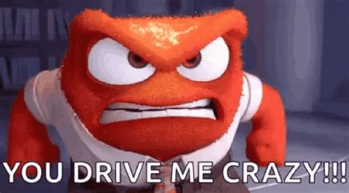 What does you drive me insane mean?