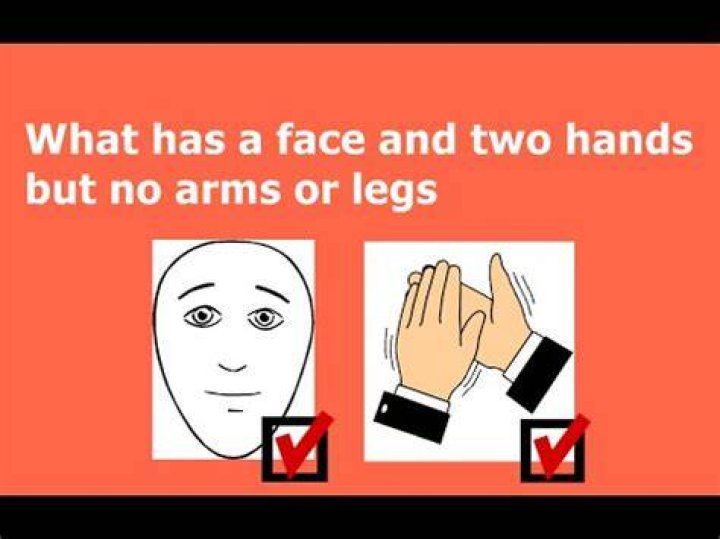 What has two hands and face but no arms and legs?