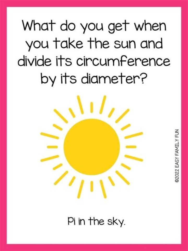 What holds the sun up in the sky riddle?