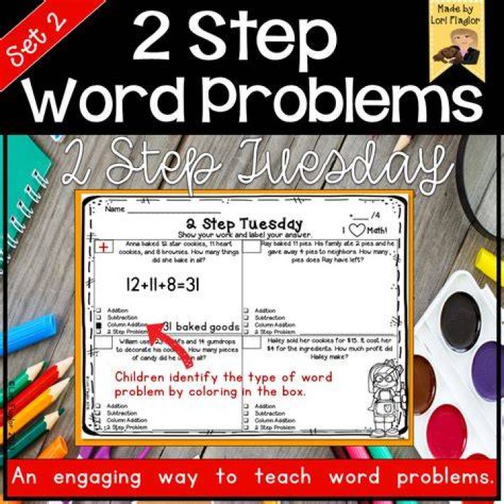 What is 2 step word problem?
