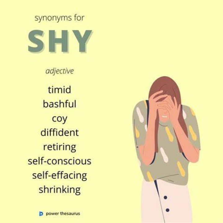 What is a bad word for shy?