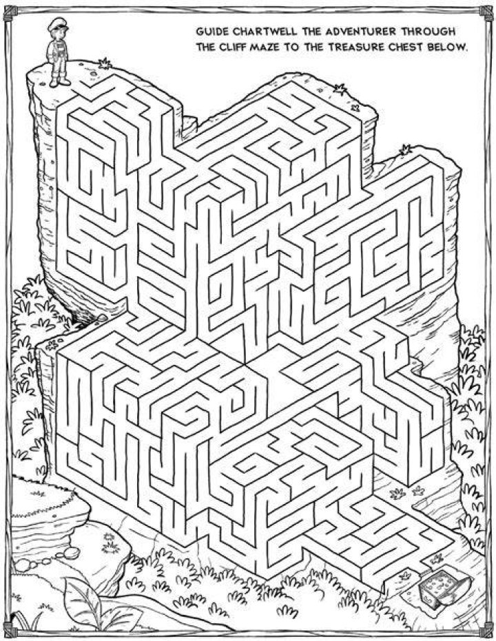 What is a color maze?