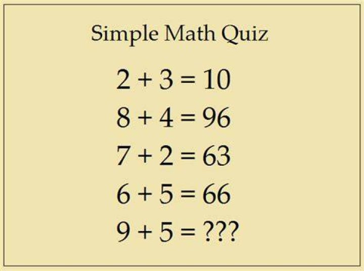 What is a good math question to ask?