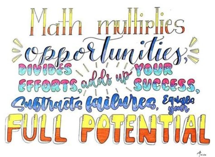What is a good math slogan?