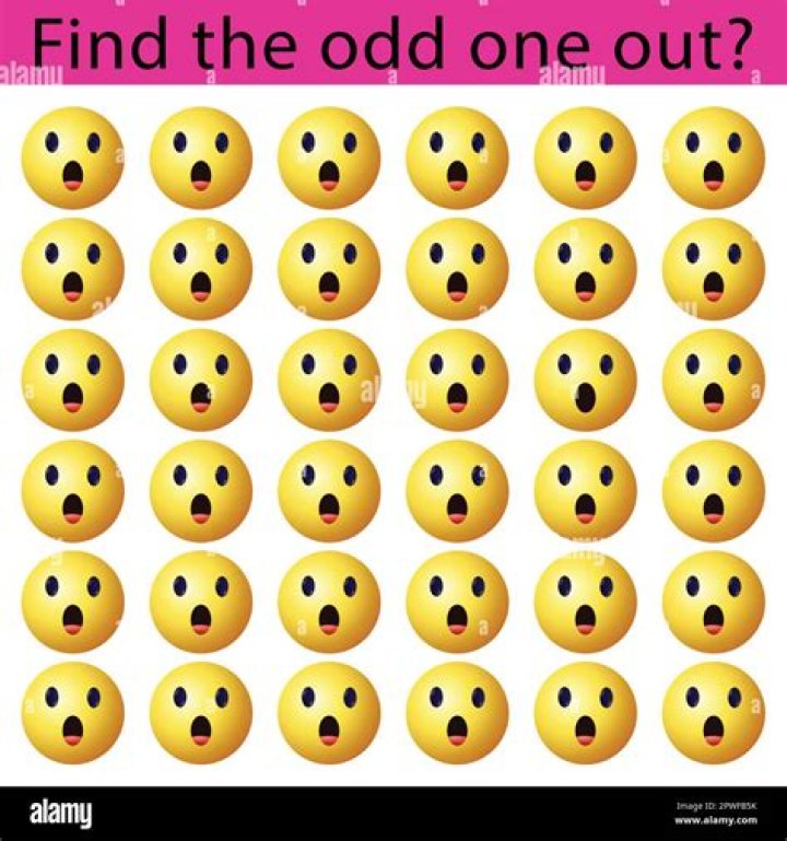 What is a meaning of odd one out?