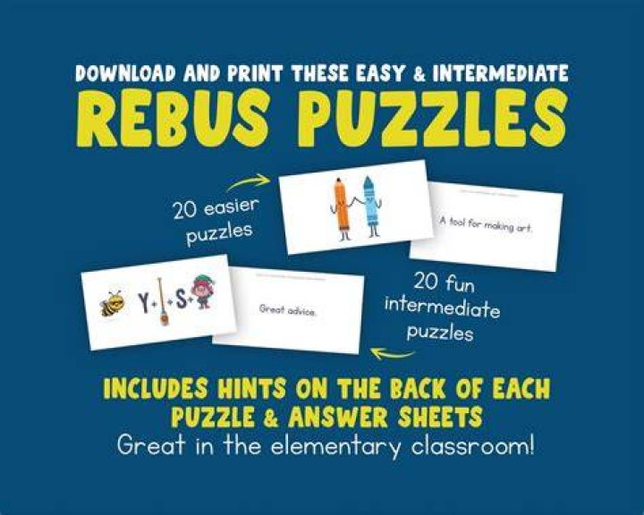 What is a picture rebus?