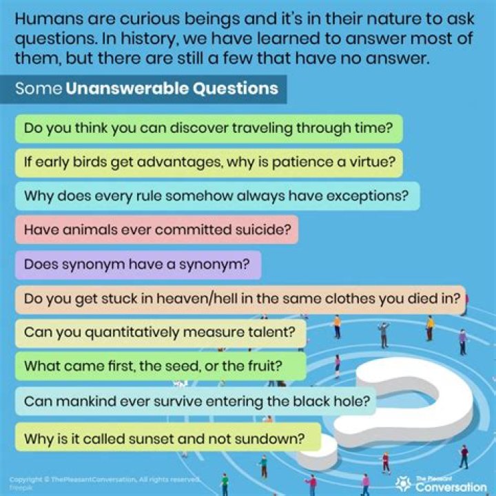 What is a question that has no right answer?