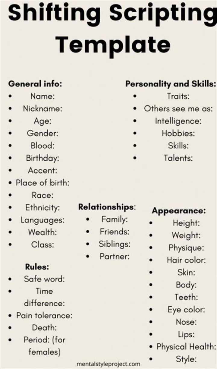 What is a shifting word?