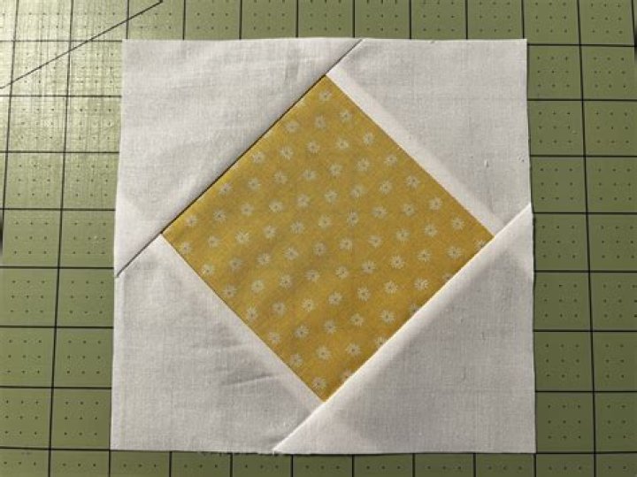 What is a square in a square quilt block?