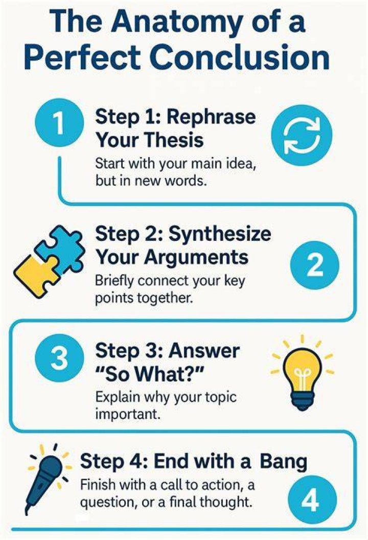 What is a test conclusion?