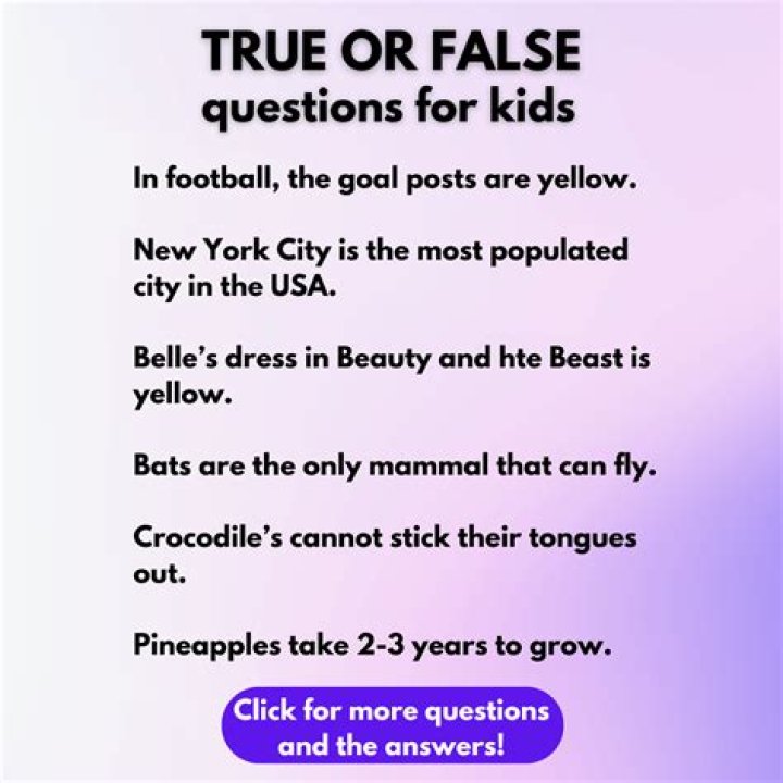 What is a true or false question?