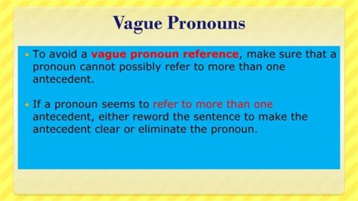What is a vague question?