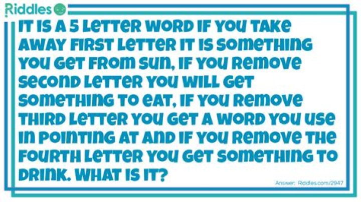 What is a word where if you remove the first letter it makes a new word?