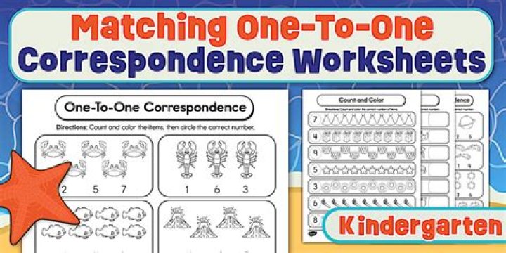 What is an example of one-to-one correspondence?