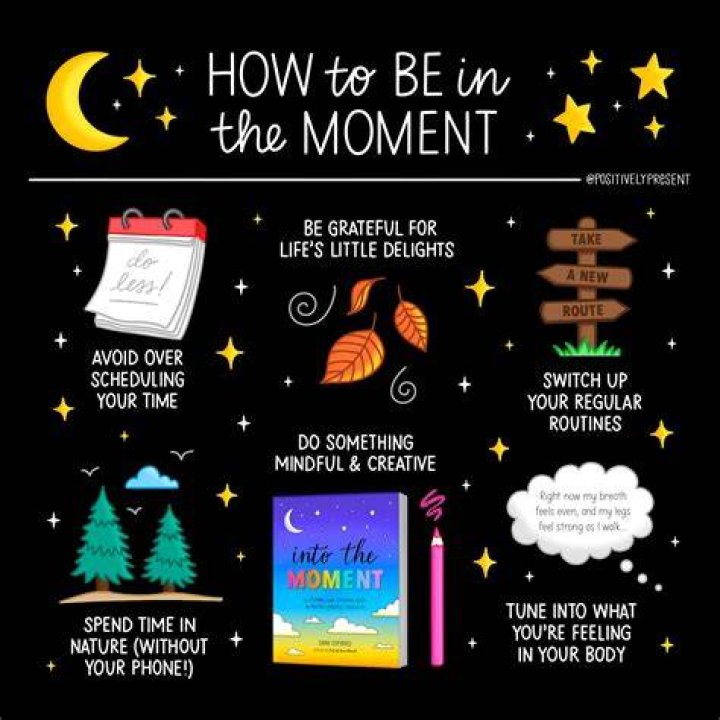 What is being in the present moment?
