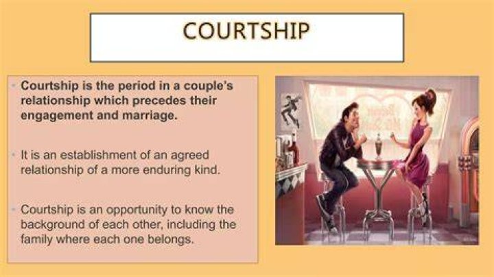 What is courtship before marriage?