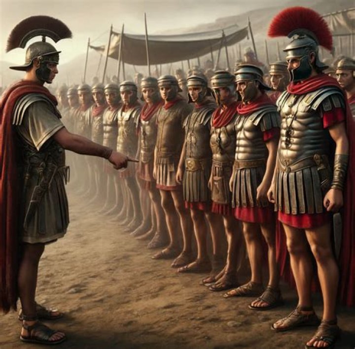 What is decimation in the Roman army?