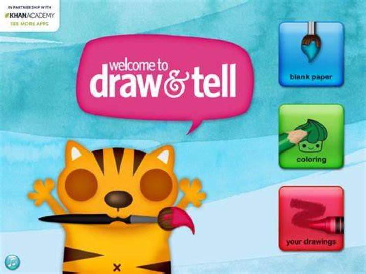 What is draw and Tell app?