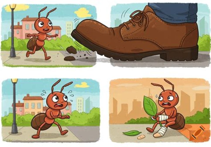 What is getting stepped on mean?