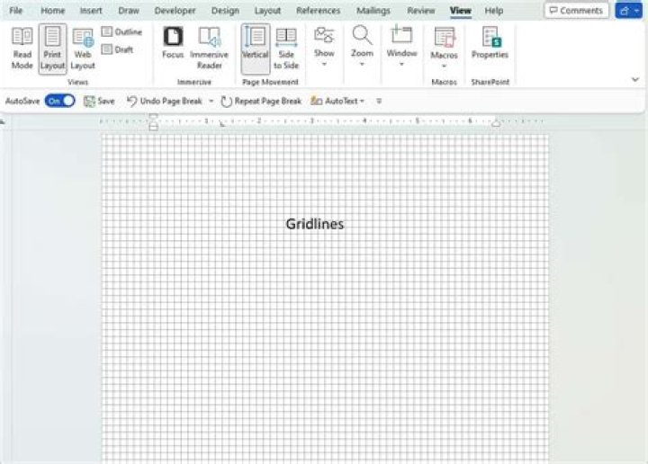 What is grid in Word?