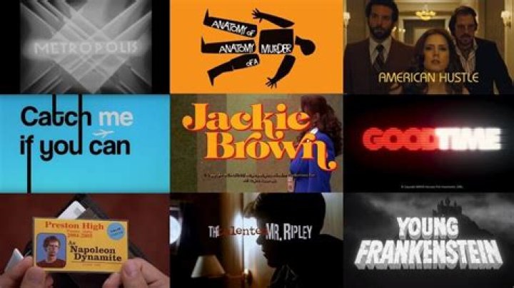 What is in a title sequence?
