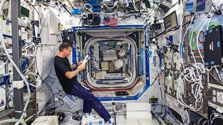 What is in the space station?