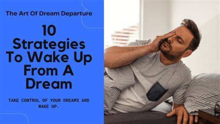 What is it called when you can't wake up from a dream?
