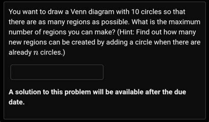 What is maximum number of regions that can be formed if 6 lines are drawn to cut a circle?