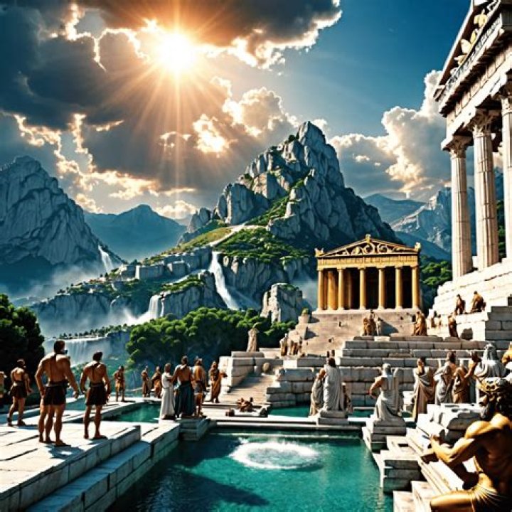 What is Mount Olympus in Greek mythology?