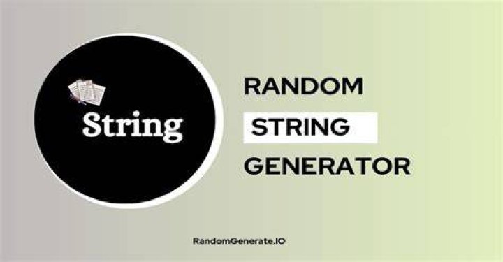 What is random string?