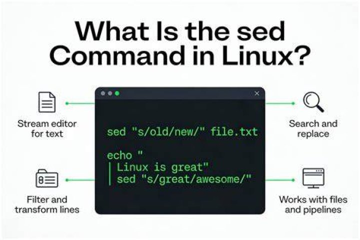 What is S in sed command?