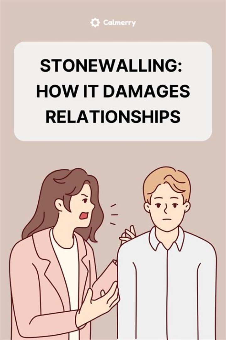What is stonewalling in a marriage?