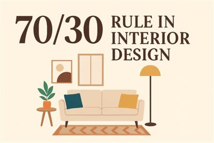 What is the 70/30 rule in design?