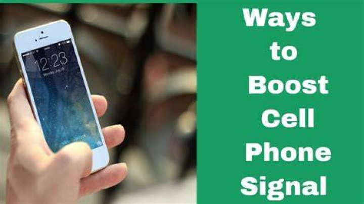 What is the best way to boost cell phone signal?