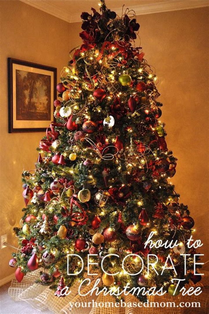 What is the best way to decorate a Christmas tree?