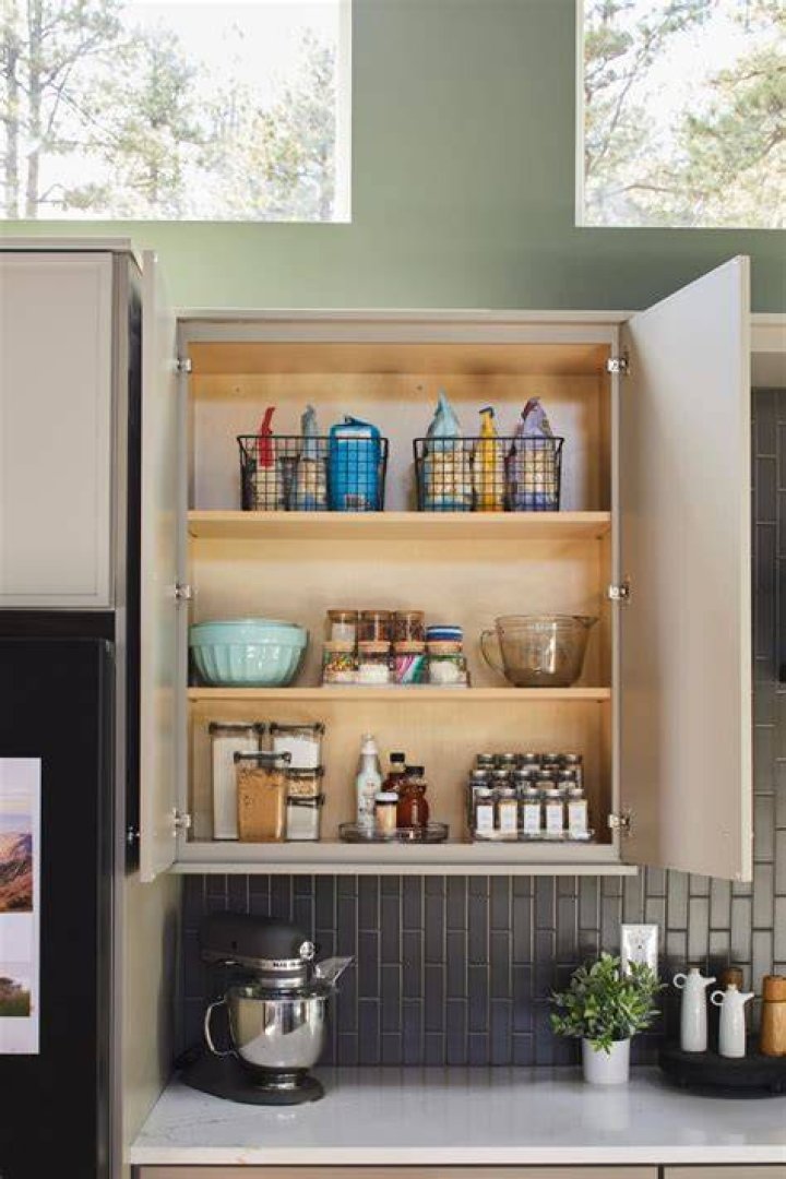 What is the best way to organize kitchen cabinets?