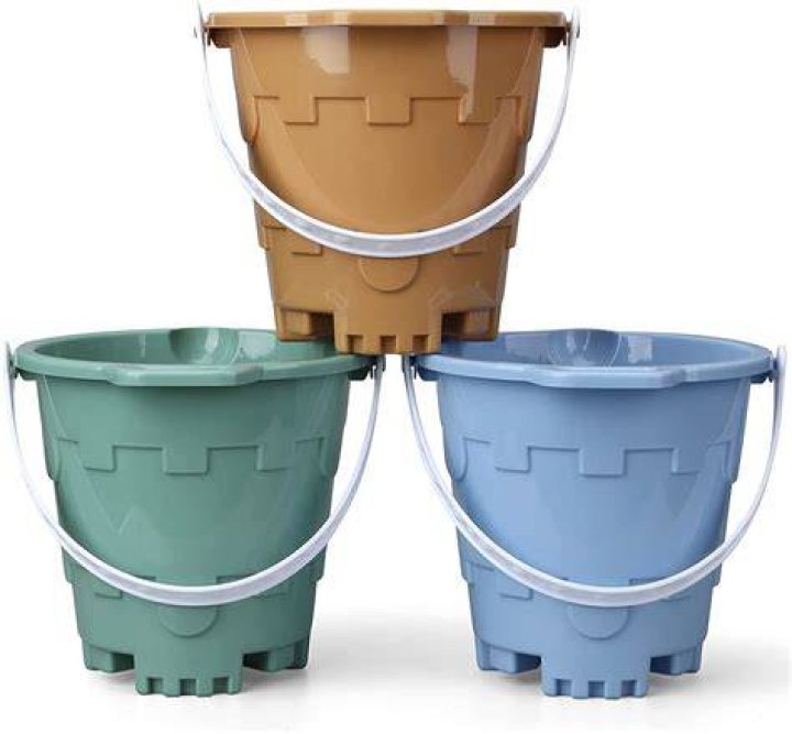 What is the bucket of sand?